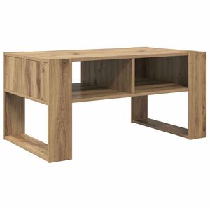 vidaXL Masă de cafea Stejar Artizanal 92 x 53 x 45 cm Lemn prelucrat