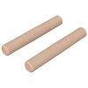vidaXL Doweluri din lemn 2 pcs natural &Oslash; 6 x 40 mm Lemn masiv
