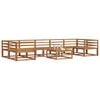 vidaXL Set de canapele de exterior 8 pcs natural Lemn Solid de Acacia