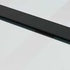 vidaXL Ușă glisantă cu set de feronerie neagră 90x205 cm Sticlă ESG