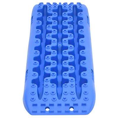 vidaXL Plăci de tracțiune, 2 buc., albastru, 106x30,5x7 cm, nailon