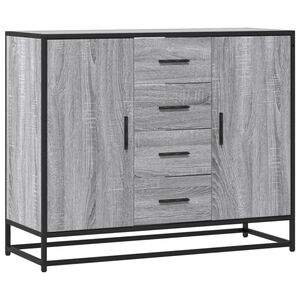 vidaXL Dulap, gri sonoma, 92x35x76 cm, lemn prelucrat
