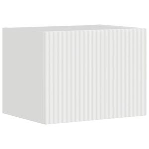 vidaXL Dulap TV de perete Alb Lucios 60 x 31 x 29.5 cm Lemn compozit