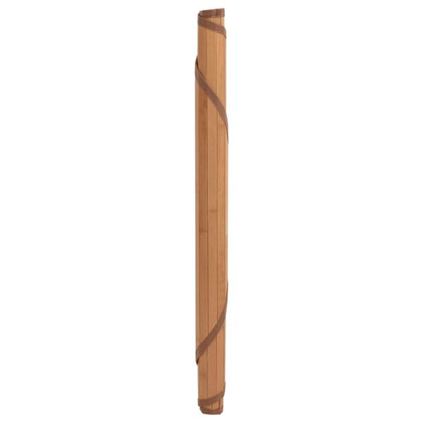 vidaXL Covor rotund, natural, 60 cm, bambus