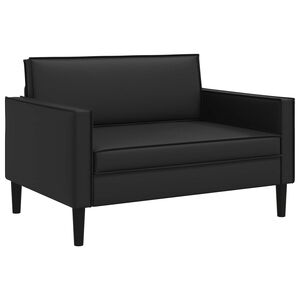 vidaXL Fotoliu XXL Negru Piele artificială