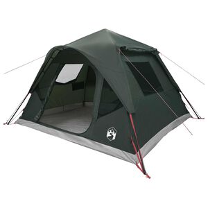 vidaXL Cort Instant Verde Army 305 x 275 x 190 cm Poliester și oțel