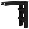 vidaXL Masă Bar pentru Perete 102 x 45 x 103,5 cm Lemn prelucrat