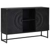 vidaXL Bufet Negru 105 x 30 x 68 cm