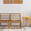vidaXL Canapea Medie pentru Exterior Lemn Solid de Acacia natural