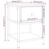 vidaXL Noptieră, stejar sonoma, 34x35,5x45 cm, lemn compozit