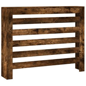 vidaXL Mască de calorifer, stejar fumuriu, 104x20x82 cm lemn prelucrat