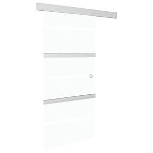 vidaXL Ușă glisantă cu opritor silențios 90x205 cm sticlă ESG/aluminiu