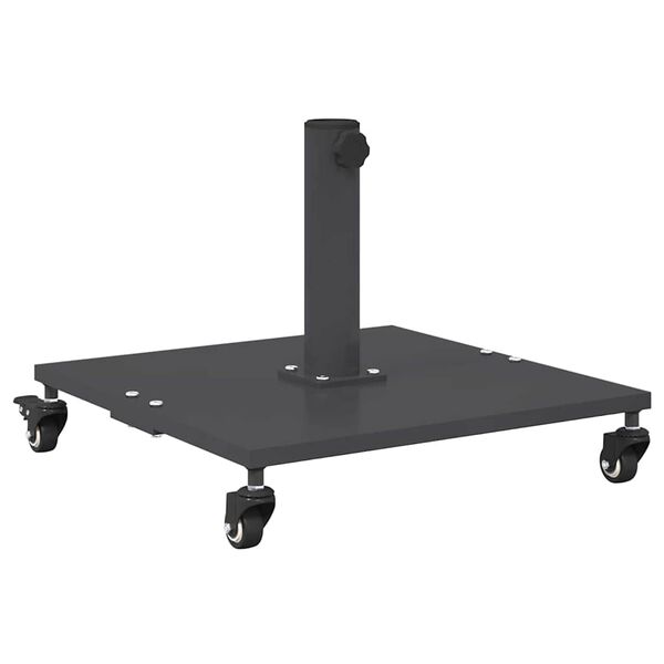 vidaXL Bază pentru umbrelă Gri închis 45 x 45 x 31,5 cm