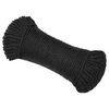 vidaXL Frânghie de lucru, negru, 6 mm, 250 m, polipropilenă