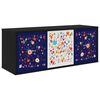 vidaXL Sistem de TV montat pe perete MAINZ 102 x 33 x 40 cm