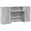 vidaXL Birou de recepție Gri Sonoma 200x50x103,5 cm Lemn prelucrat