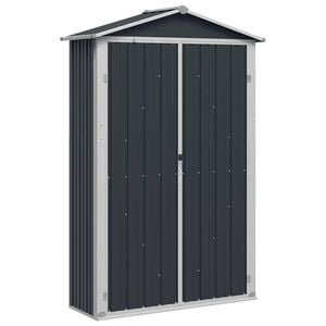 vidaXL Șopron de grădină, antracit, 116x45x175 cm, oțel galvanizat