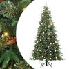 vidaXL Brad de Crăciun artificial cu ramuri articulare Verde 240 cm