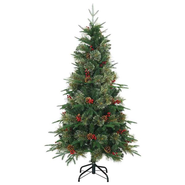 vidaXL Brad de Crăciun artificial cu ramuri articulare Verde 150 cm