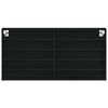 vidaXL Dulap de Expunere Stejar Negru 100 x 8,5 x 50 cm Lemn compozit