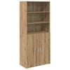 vidaXL Bufet Stejar Artizanal 80 x 42,5 x 185 cm Lemn prelucrat