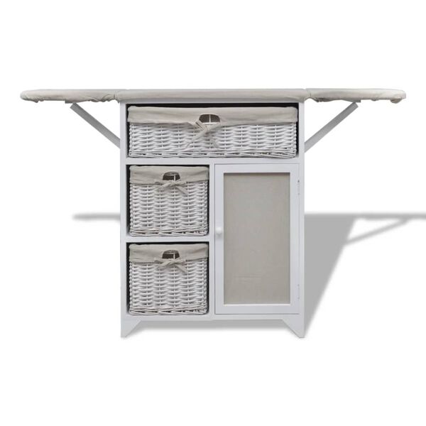 vidaXL Dulap din lemn cu masă de călcat