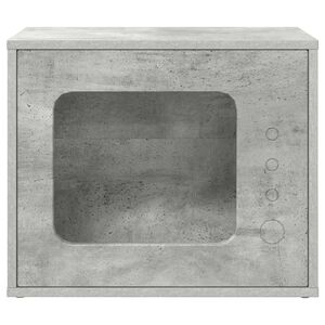 vidaXL Casa pentru pisici Beton 51 x 30 x 42 cm Lemn compozit