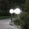 vidaXL St&acirc;lpi iluminatori cu priză, 3 buc., 80 cm, oțel inoxidabil, IP44