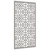vidaXL Decor perete de grădină 105x55 cm design Maur oțel Corten