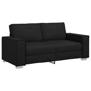 vidaXL Canapea Negru 180 x 80 x 84 cm țesătură