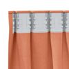 vidaXL Perdele Opaque cu Inel 2 pcs Terracota 225 x 140 cm Poliester