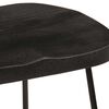 vidaXL Scaune de bar 2 buc Negru 45x40x62 cm lemn masiv de mango
