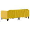 vidaXL Pat de zi cu extensie, galben, 80x200 cm, catifea