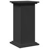 vidaXL Suport prezentare cu depozitare negru 31x30x60cm lemn prelucrat