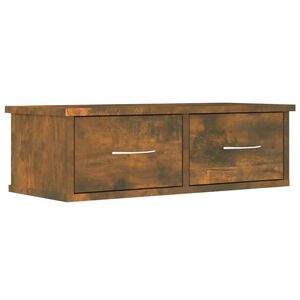 vidaXL Dulap de perete, stejar fumuriu, 60x26x18,5 cm lemn prelucrat