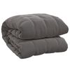 vidaXL Pătură cu greutăți, gri, 120x180 cm, 9 kg, material textil