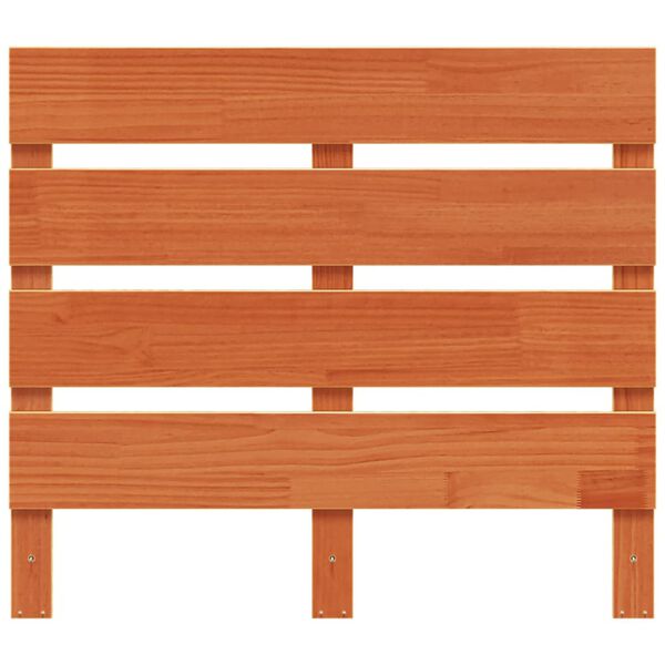 vidaXL Tăblie de pat, maro ceruit, 90 cm, lemn masiv de pin