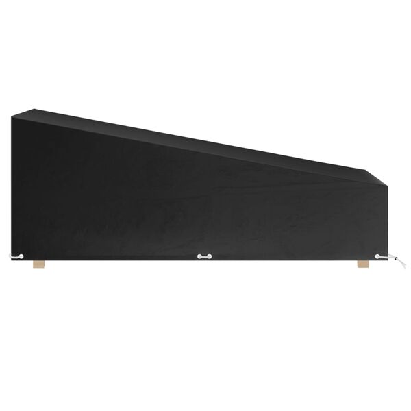 vidaXL Husa șezlong, 12 ocheți, 205x75x40/70 cm, polietilenă