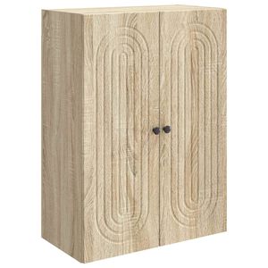 vidaXL Dulap montat pe perete Stejar Sonoma 66 x 34,5 x 90 cm