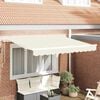 vidaXL Cortina Retractabilă Manual Crem 300 x 200 cm țesătură