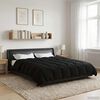 vidaXL Duvet complet pe tot parcursul anului Patos Negru 240 x 260 cm