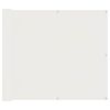 vidaXL Ecran de balcon Alb 100 x 500 cm Material Oxford