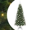 vidaXL Brad de Crăciun artificial cu 300 LED Verde 180 cm PE și PVC