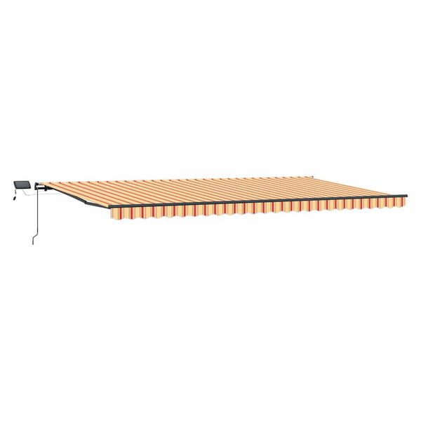 vidaXL Cortina Retractabilă galben și portocaliu 600 ×300 cm țesătură