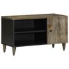 vidaXL Dulap TV Gri deschis 80x31,5x46 cm Lemn masiv Mango