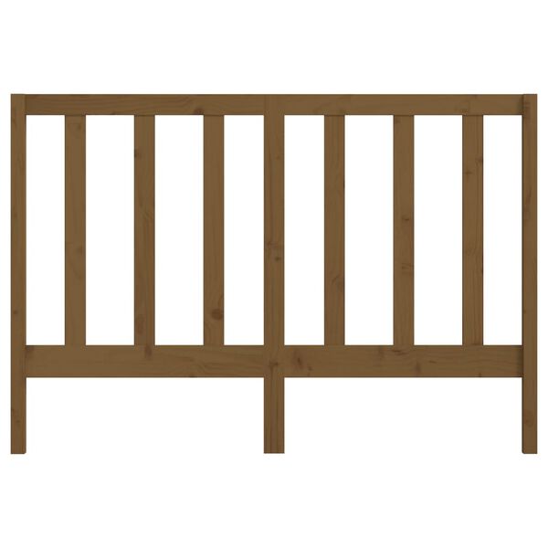 vidaXL Tăblie de pat, maro miere, 156x4x100 cm, lemn masiv de pin