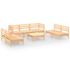 vidaXL Set mobilier de grădină, 8 piese, lemn masiv de pin