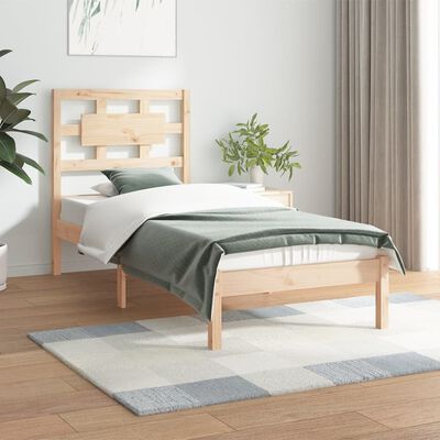 vidaXL Cadru de pat, 90x200 cm, lemn masiv de pin
