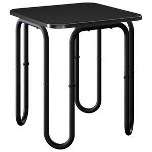 vidaXL Masă de cafea Negru 40 x 40 x 45 cm Lemn prelucrat
