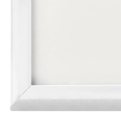 vidaXL Rame foto colaj pentru perete/masă, 3 buc., alb, 50x70 cm, MDF